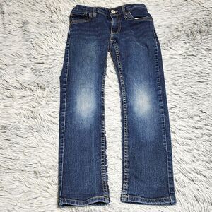 Levis 511 Slim Jeans Youth Girls Size 8‎ Reg Low Rise Blue 24x22 Teens Stretch